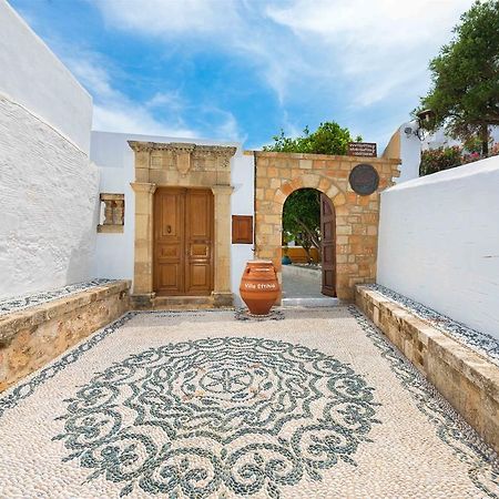 Villa Eftihia In Lindos Líndos Exterior foto