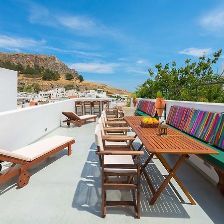 Villa Eftihia In Lindos Líndos Exterior foto