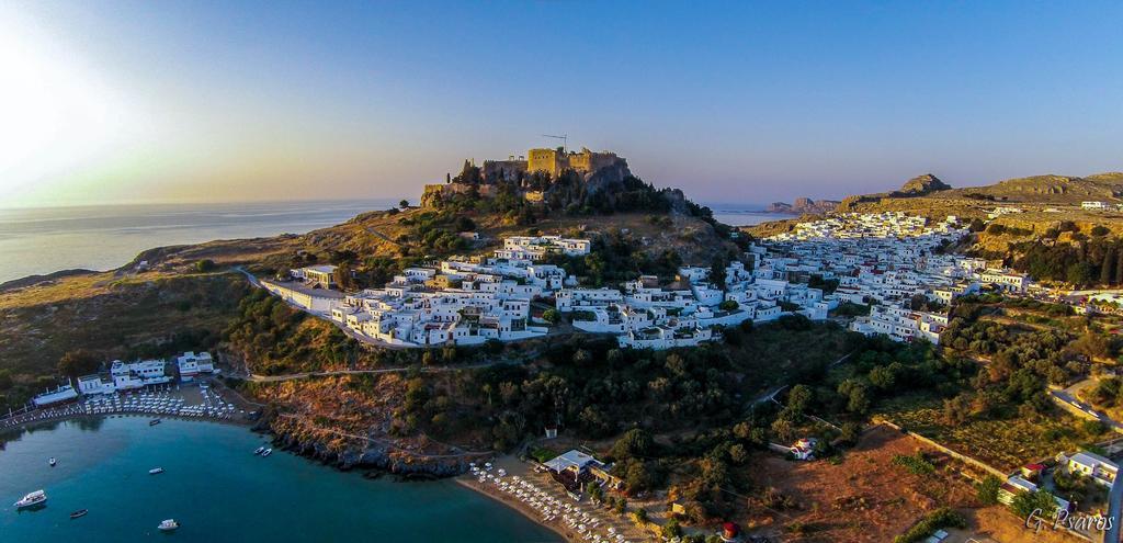 Villa Eftihia In Lindos Líndos Exterior foto