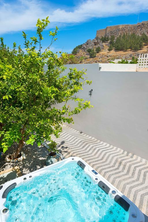 Villa Eftihia In Lindos Líndos Exterior foto