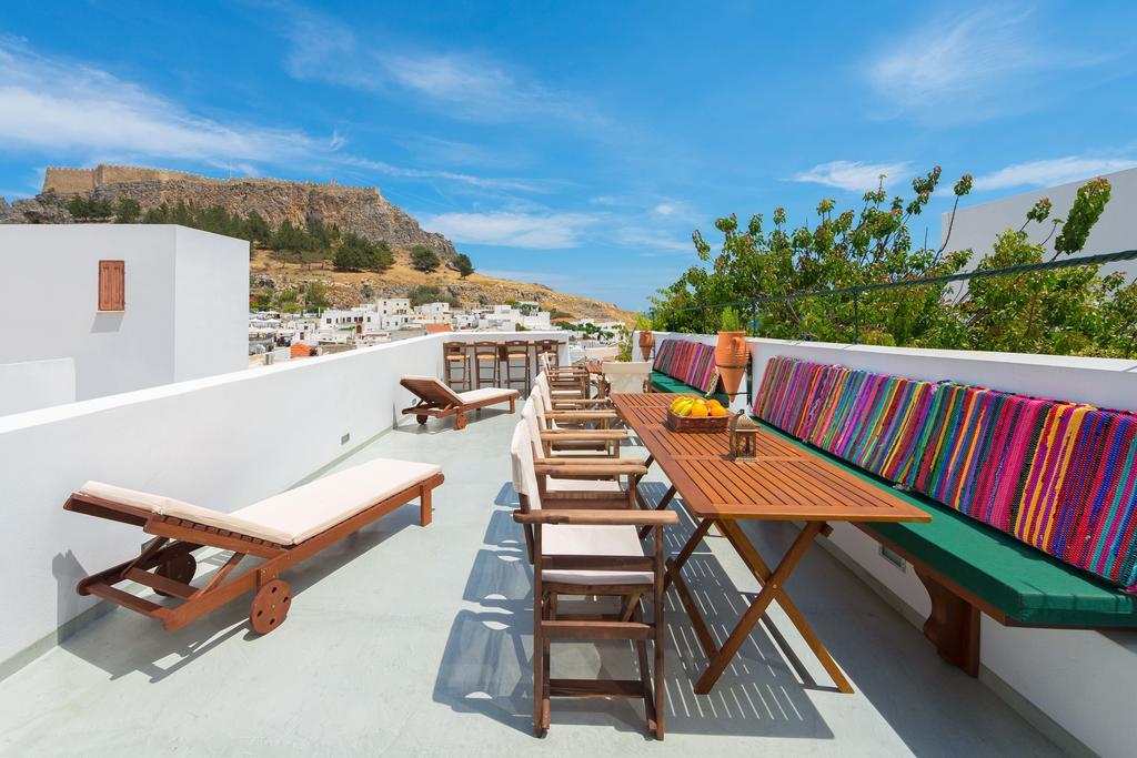 Villa Eftihia In Lindos Líndos Exterior foto